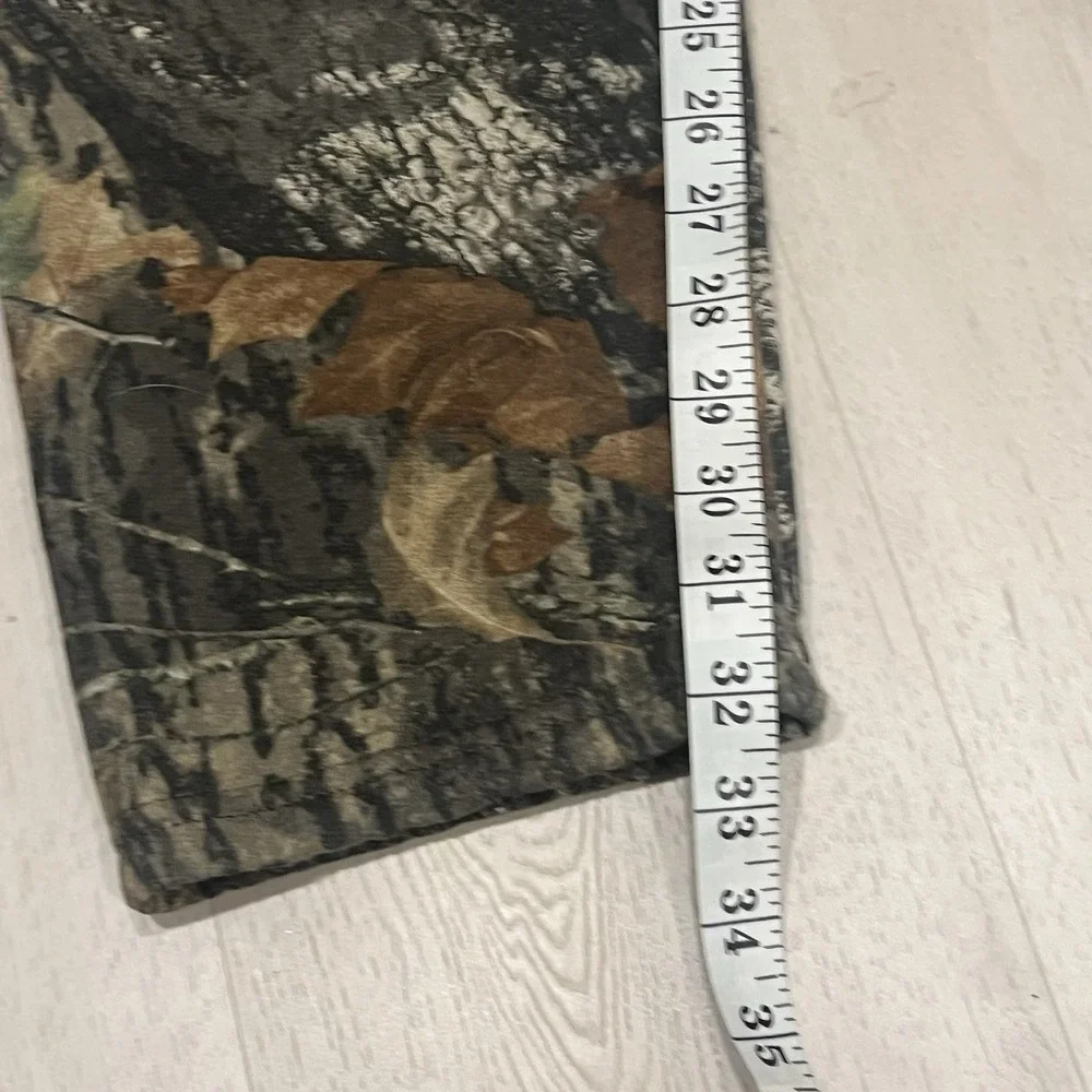 Vintage Jerzees Outdoors Realtree Camo Mossy Oak Cargo Sweatpants Baggy Size M